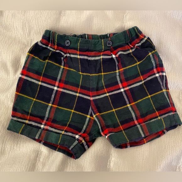 MAYORAL Toddler Boy Plaid Shorts for cold days - Picture 2 of 6